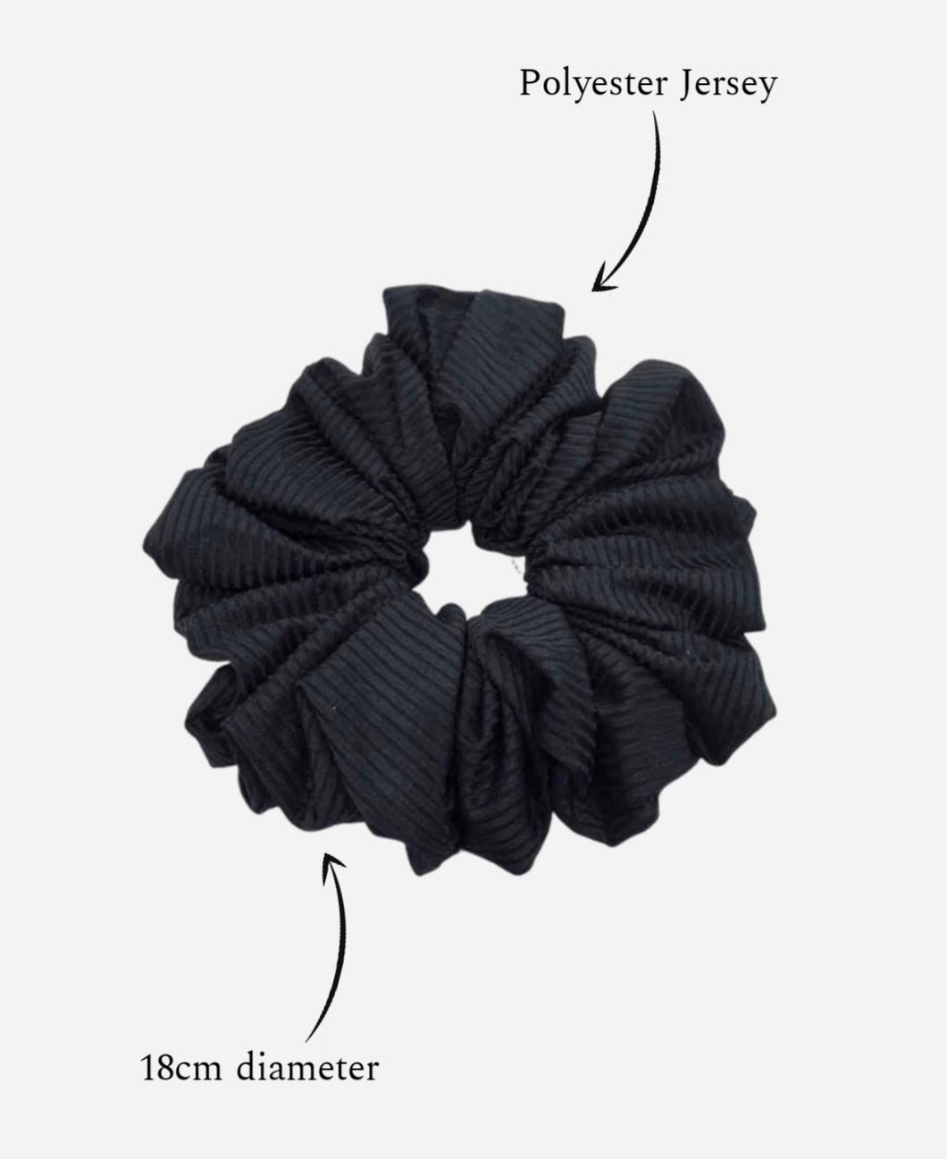 Ribbed Jersey Scrunchie