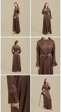 Load image into Gallery viewer, NAURA Velvet Glam Abaya Set
