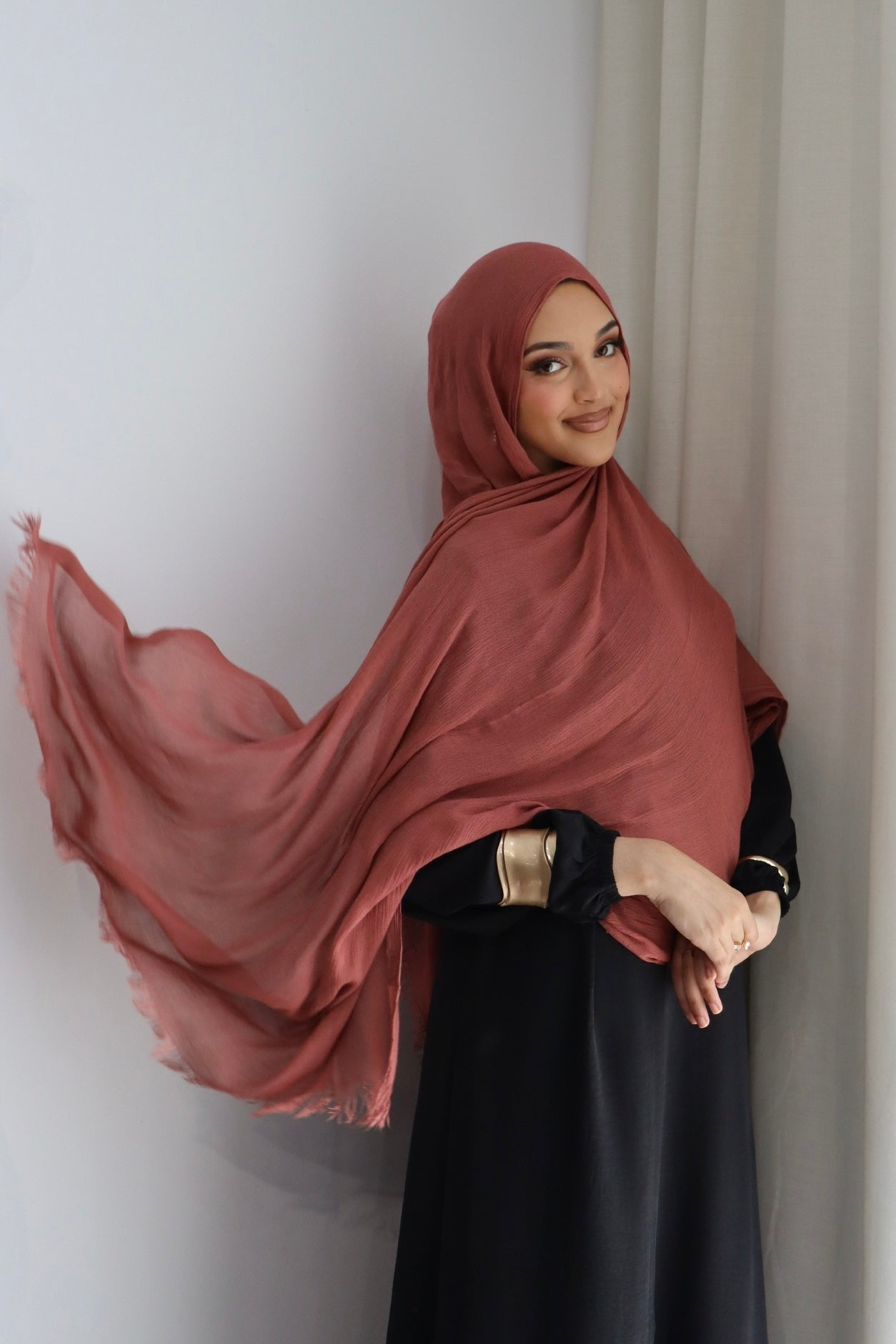 Crinkled Rayon Maxi Hijab