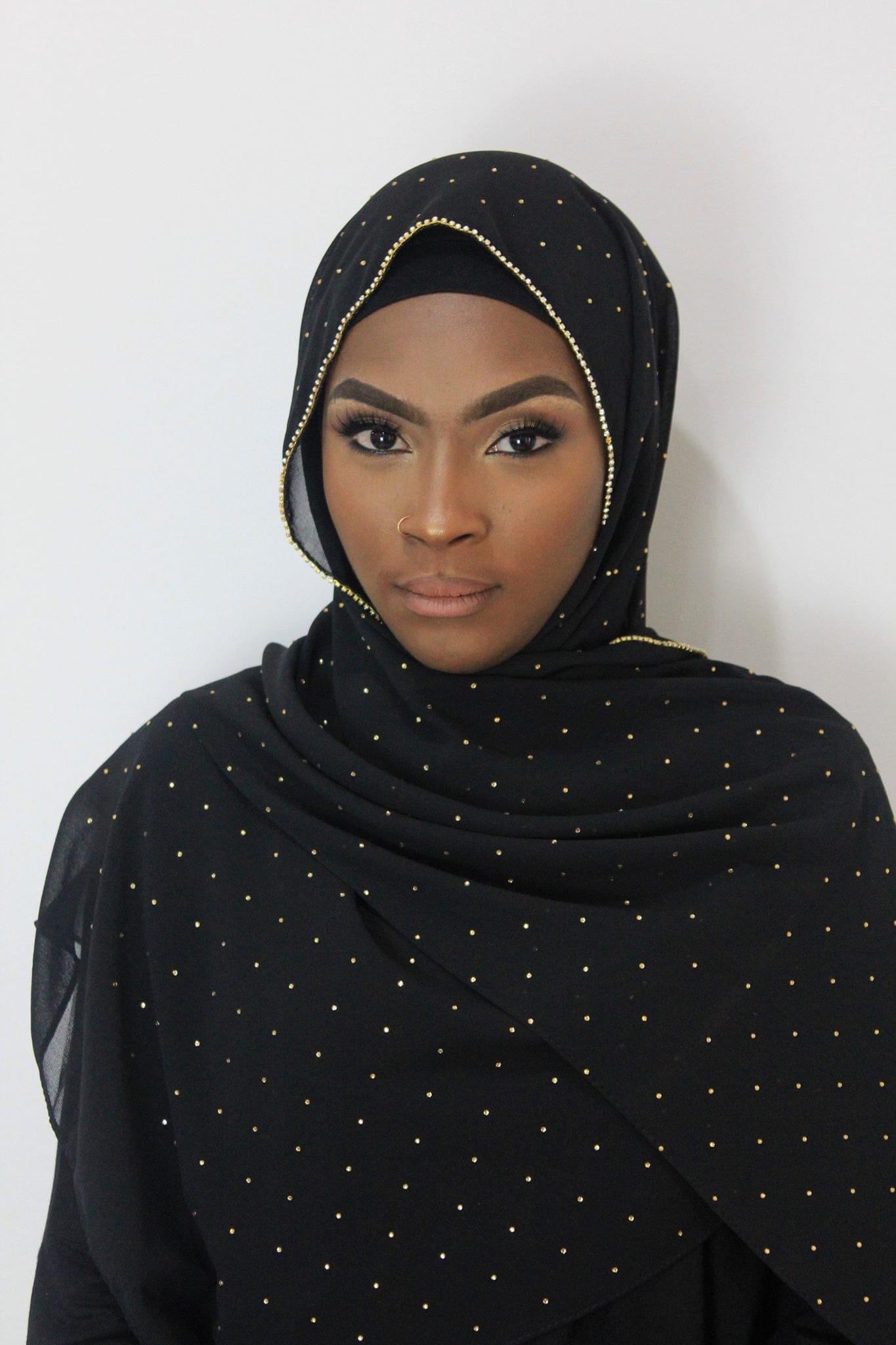 Diamanté Chiffon Premium Hijab