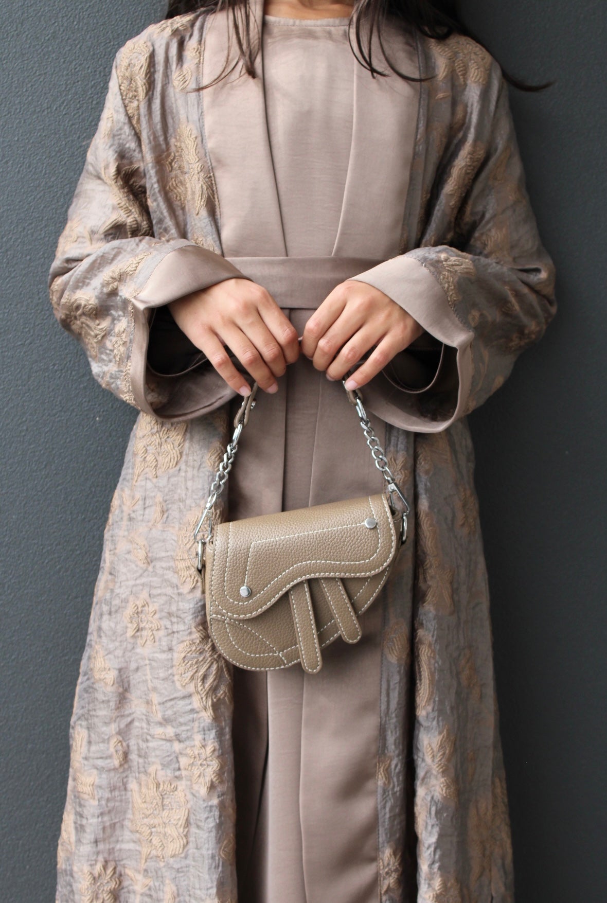 Shakila Opulence Embroidery Girls Abaya Set