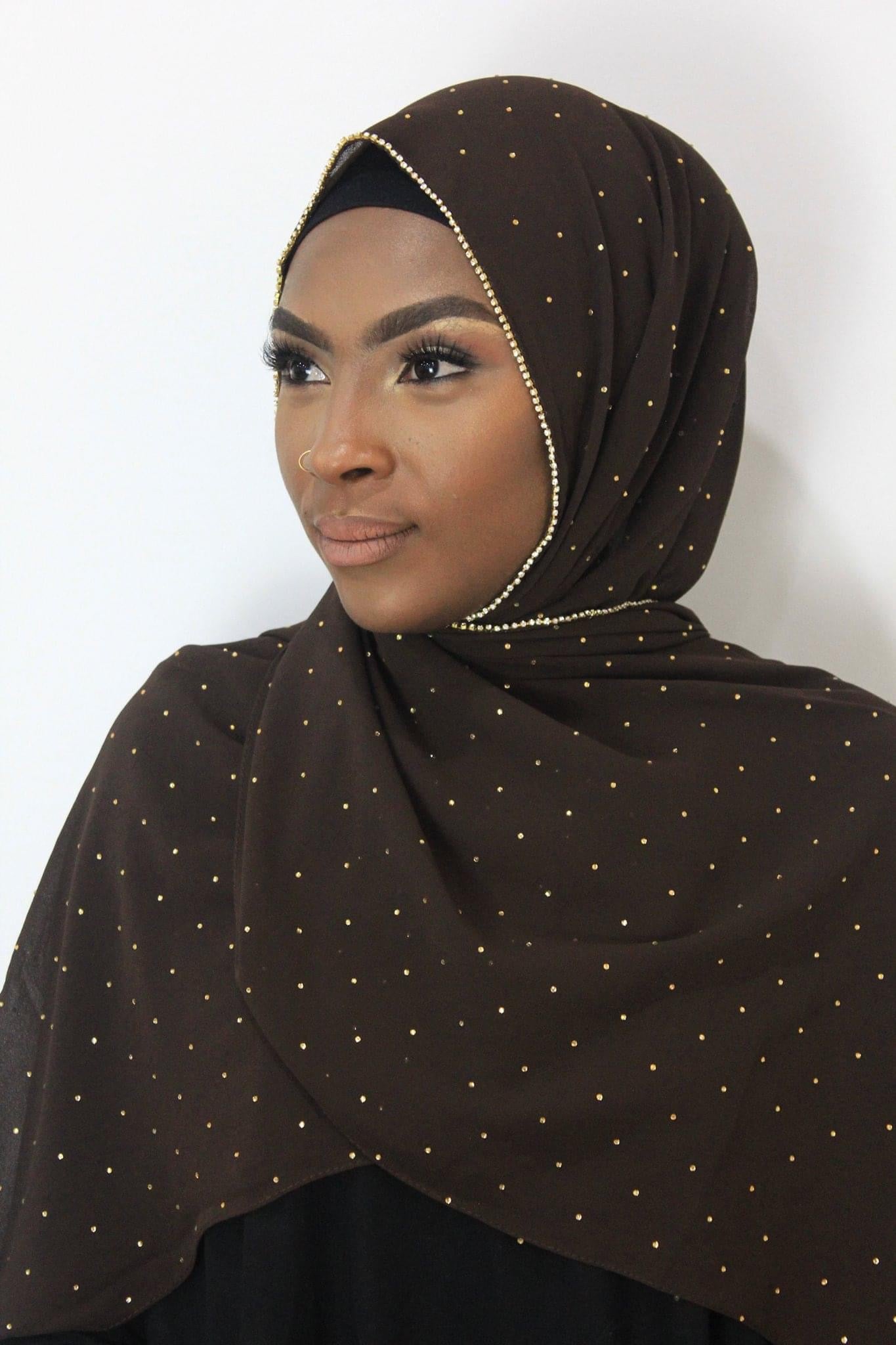 Diamanté Chiffon Premium Hijab