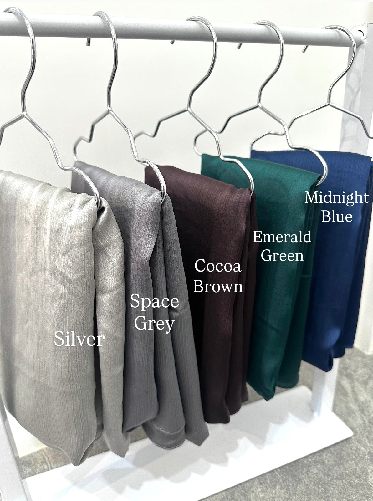 Metallic Satin Crepe Hijab