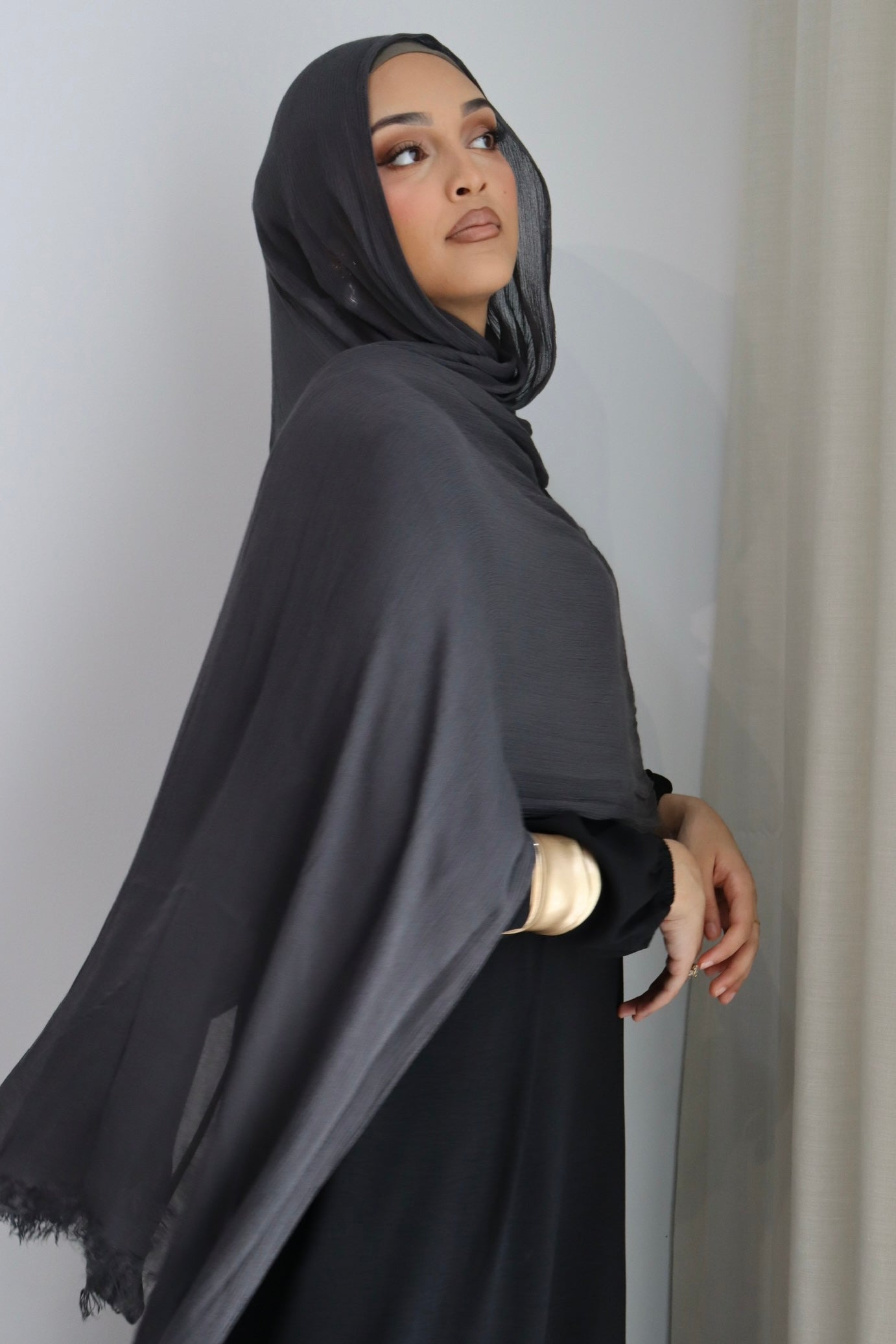 Crinkled Rayon Maxi Hijab