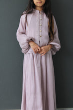 Load image into Gallery viewer, Elanoor Girls Blouse and Shimmer Skirt Set
