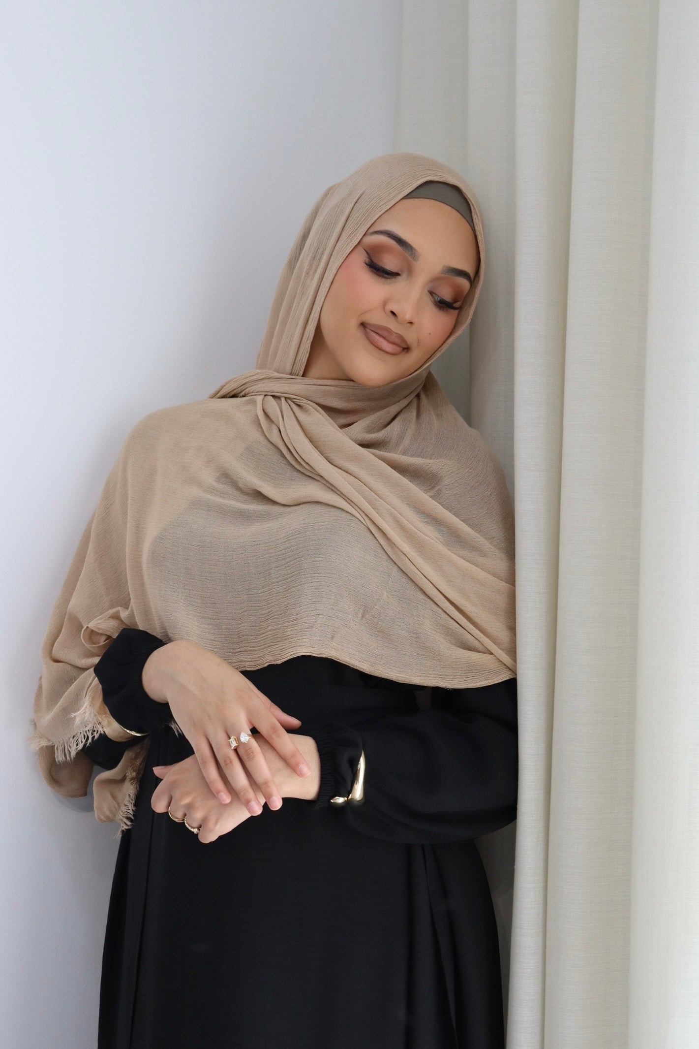 Crinkled Rayon Maxi Hijab