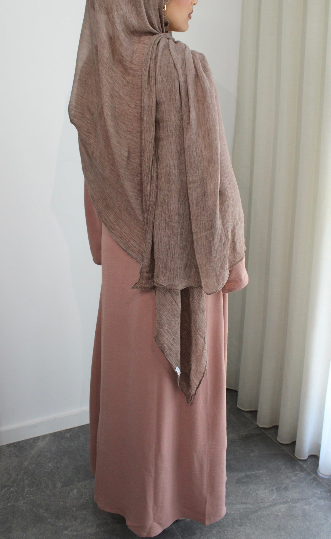Alia Classic Dress (Front Zip) Soft Pink