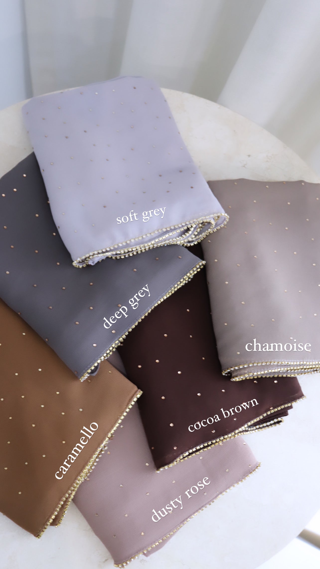Diamanté Chiffon Premium Hijab