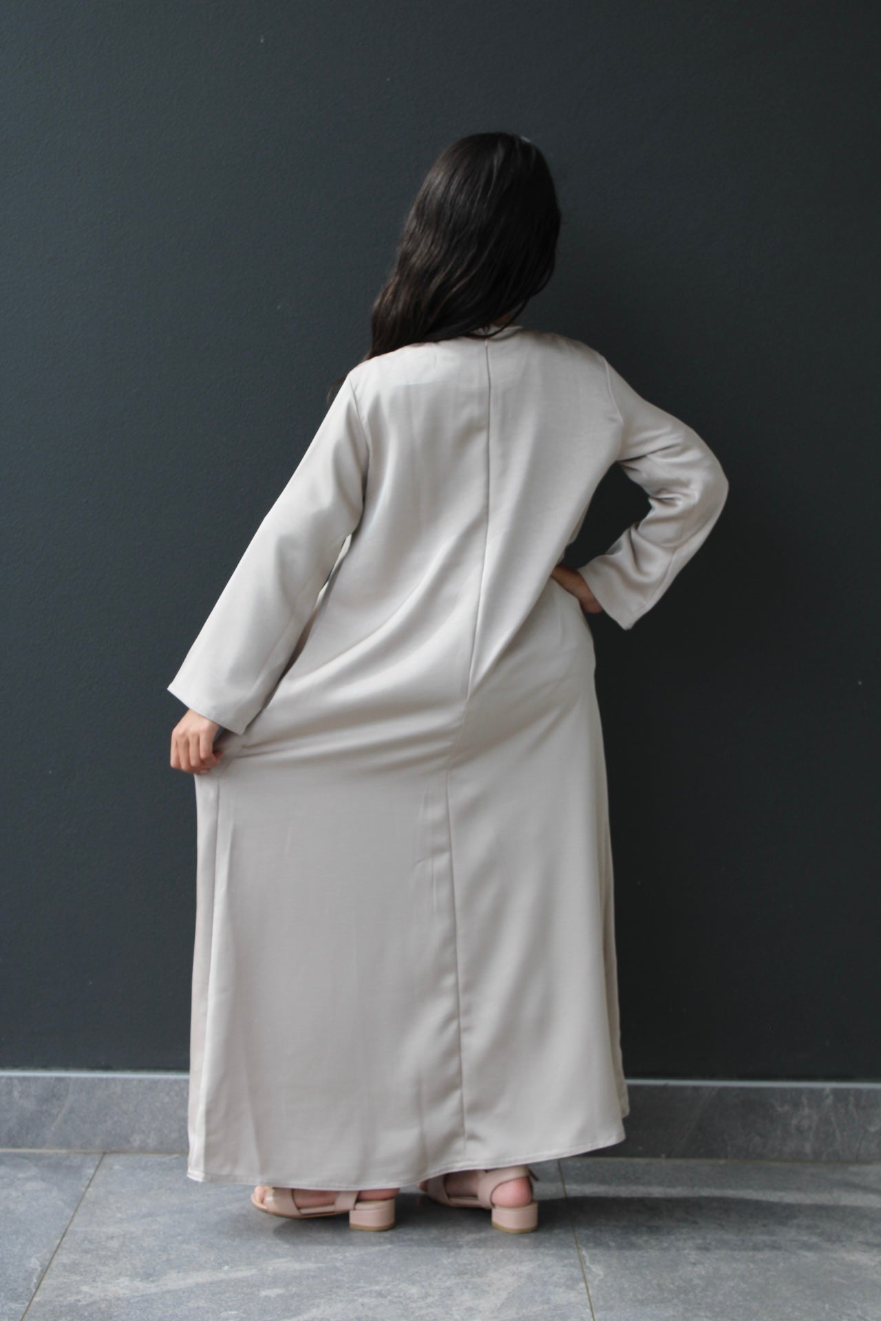 Shakila Opulence Embroidery Girls Abaya Set