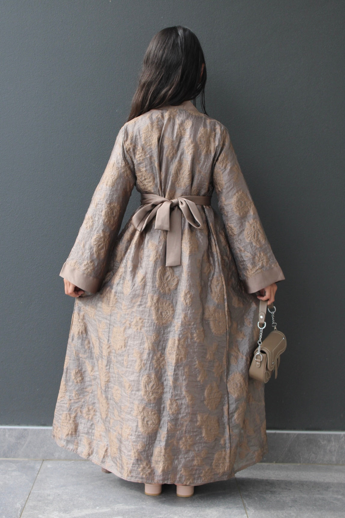 Shakila Opulence Embroidery Girls Abaya Set