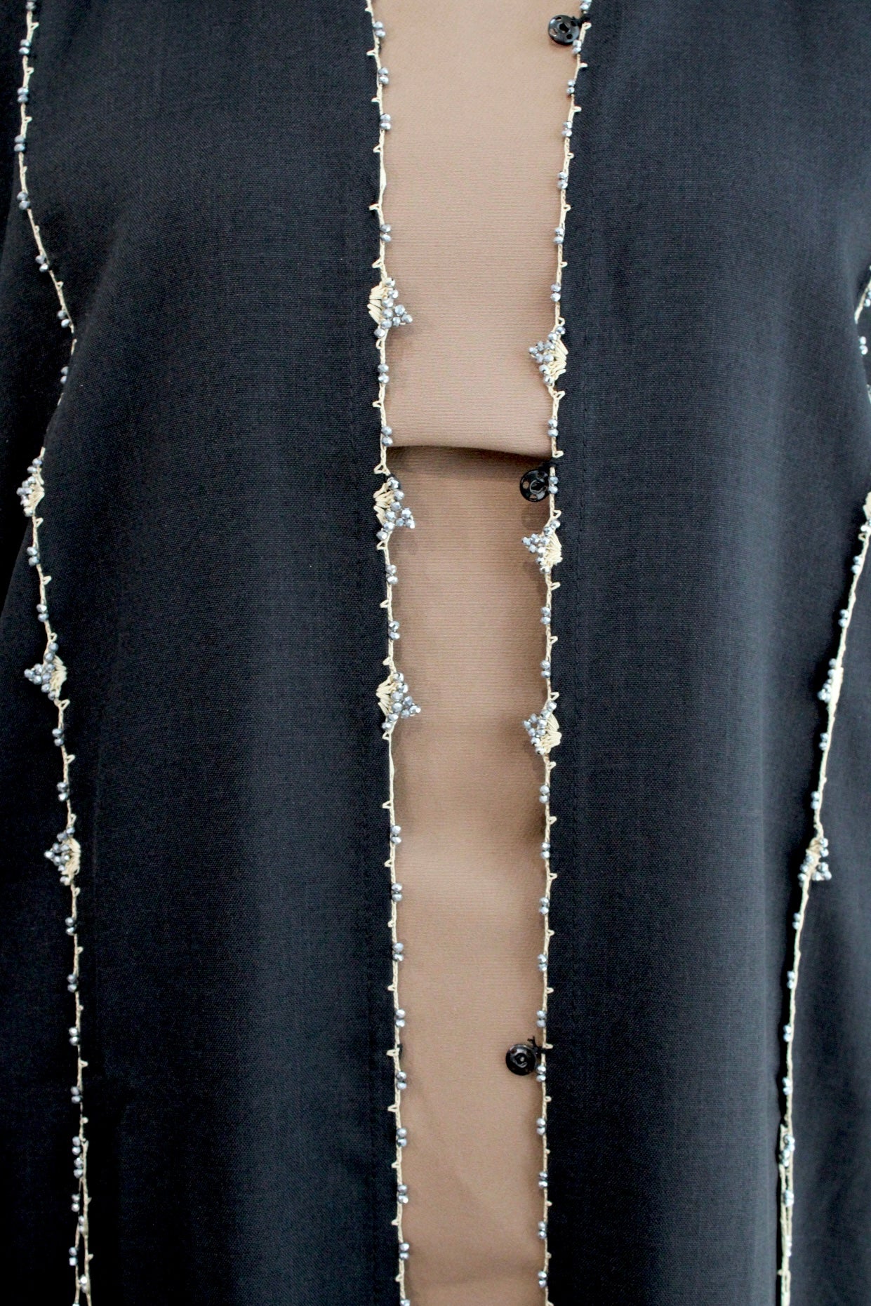 Dania Luxe Linen Outer Abaya