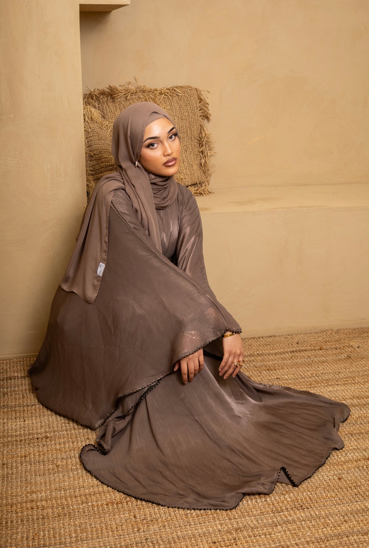 Saliha Shimmer Batwing Kaftan