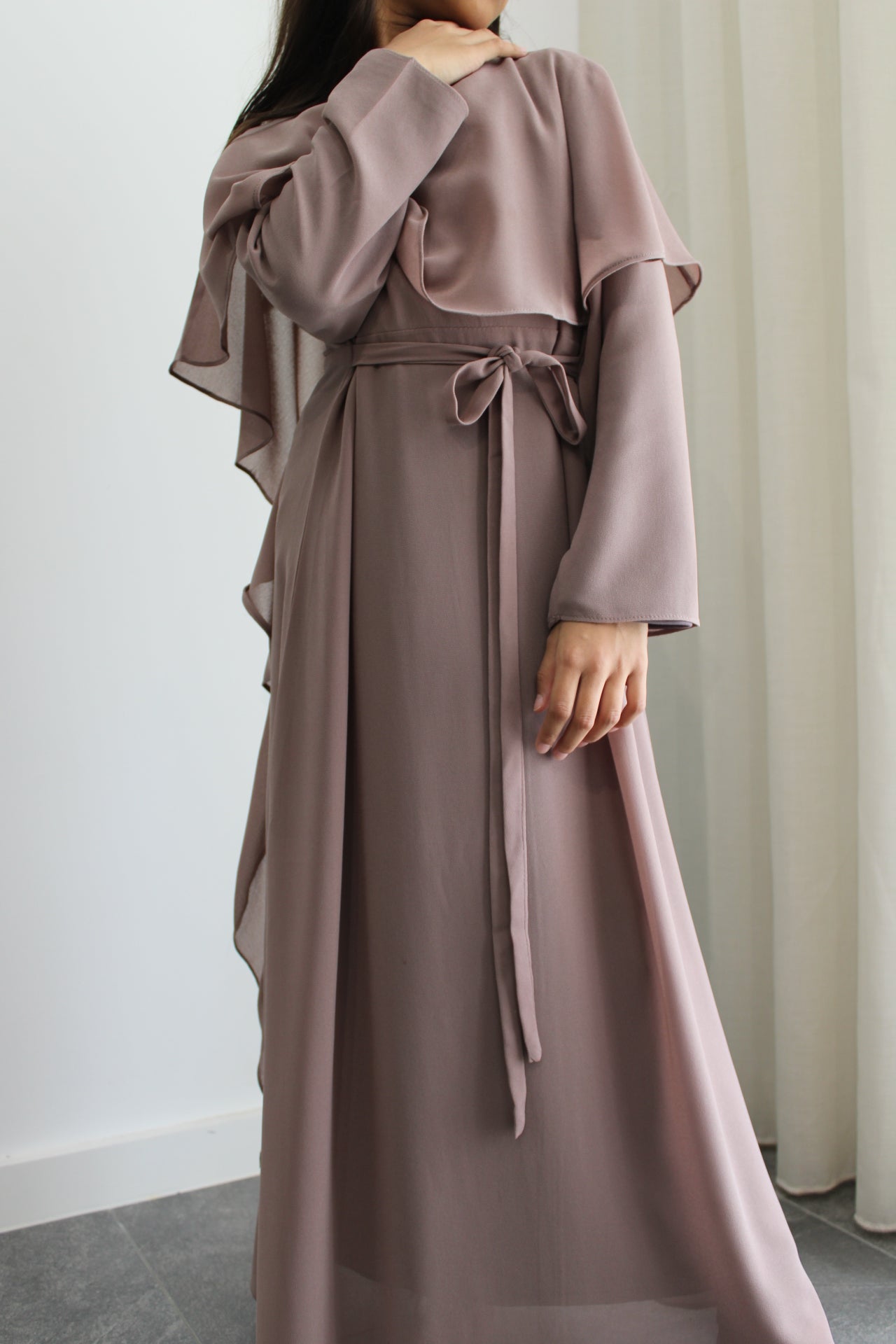 Anneliese Modest Girls Chiffon Dress set
