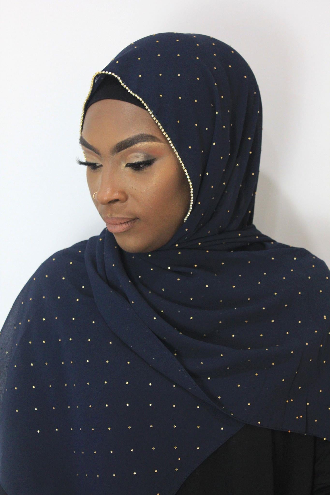 Diamanté Chiffon Premium Hijab