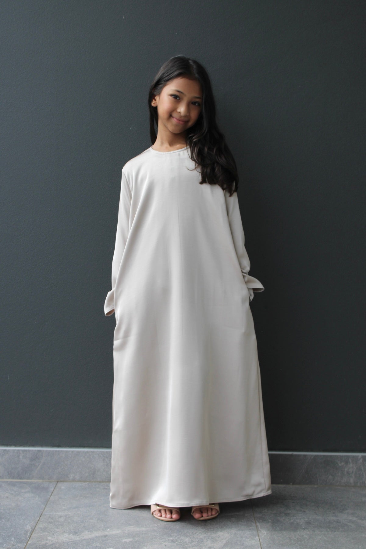 Shakila Opulence Embroidery Girls Abaya Set