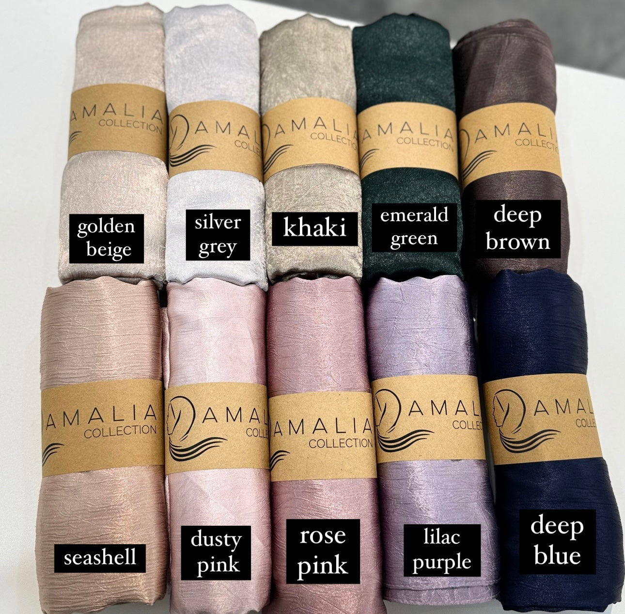 Satin Luxe Metallic Hijab