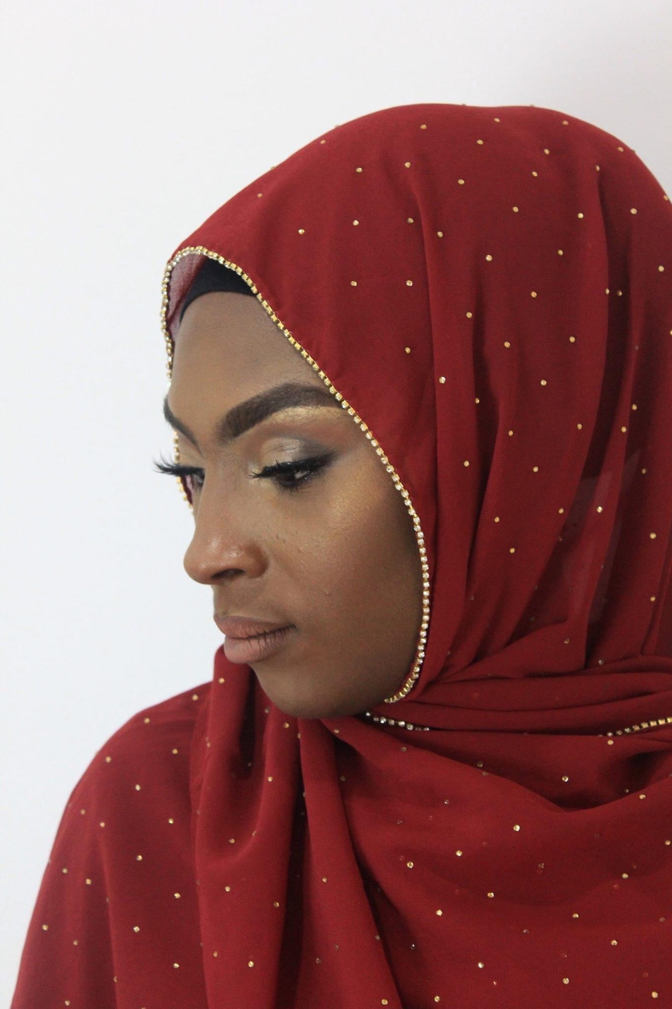 Diamanté Chiffon Premium Hijab