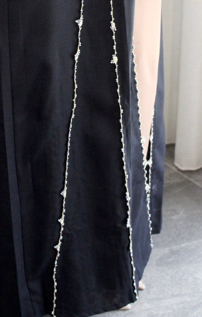 Dania Luxe Linen Outer Abaya