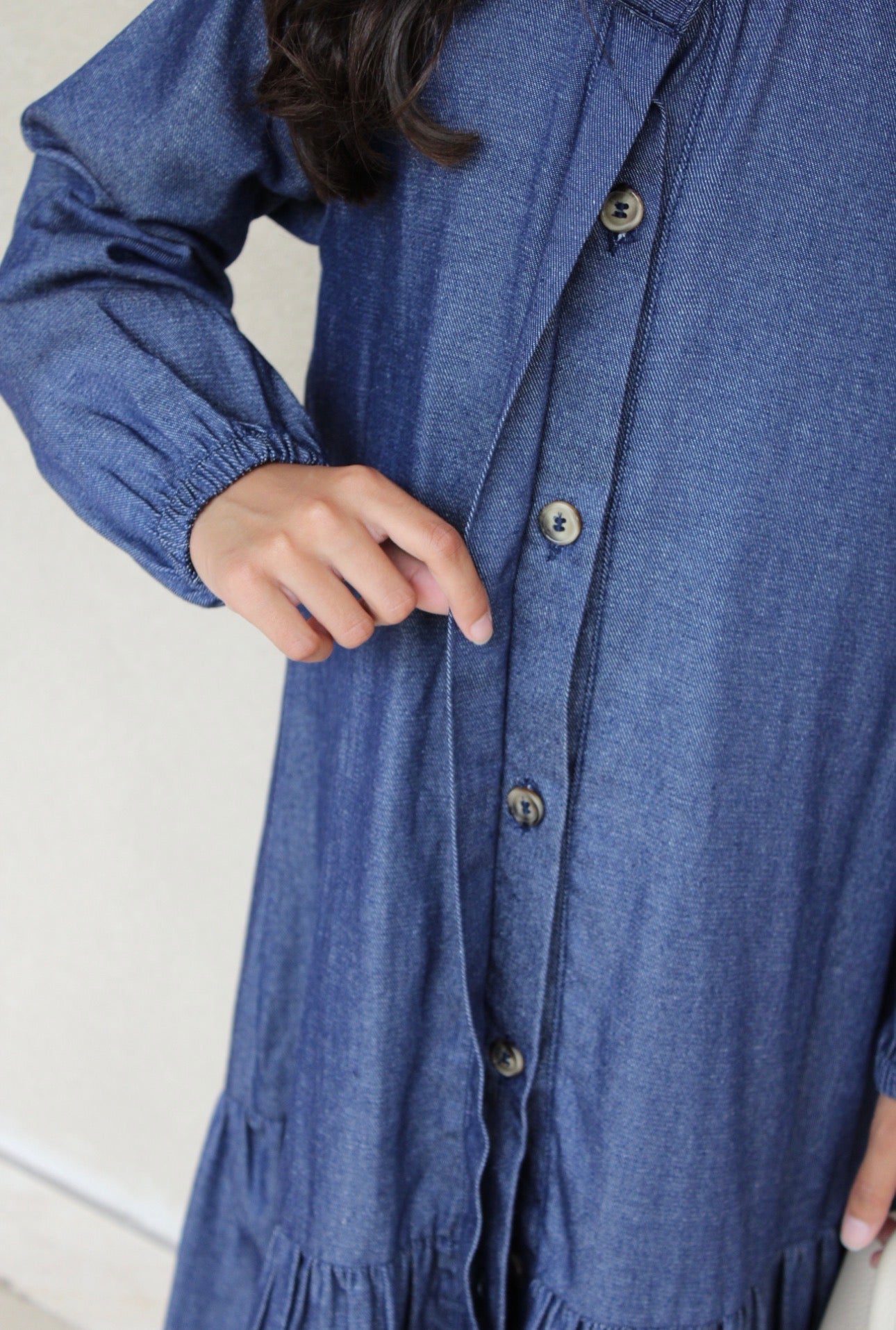 Jena Girls Denim Dress