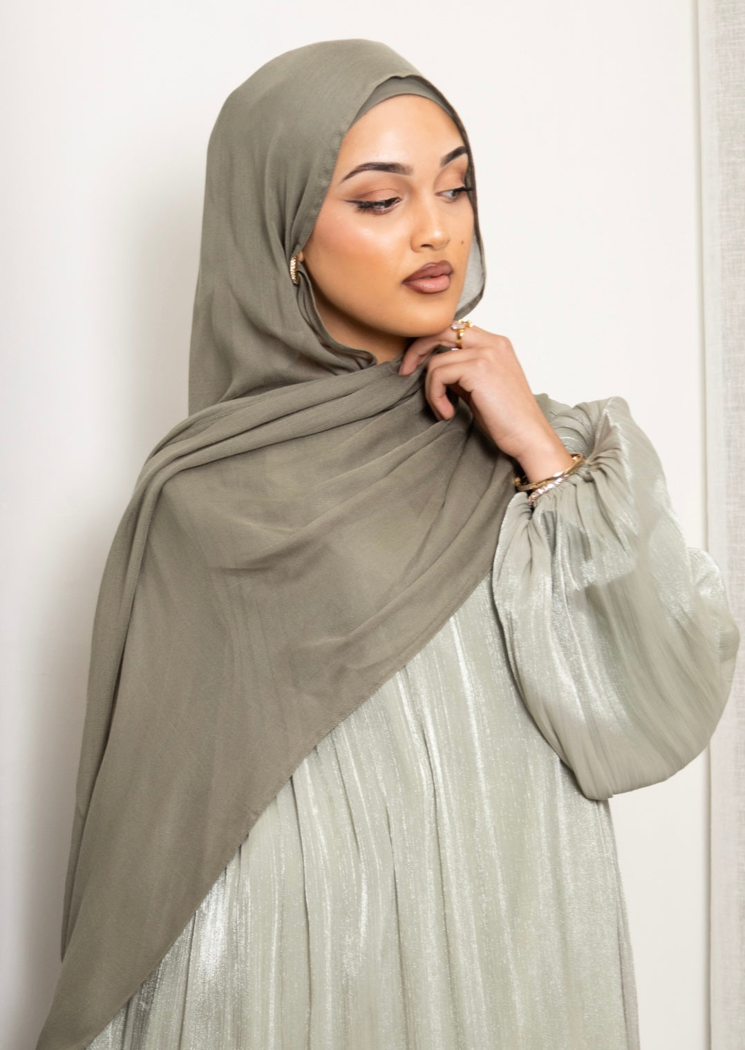 Modal Double-Stitched Hijab Sets