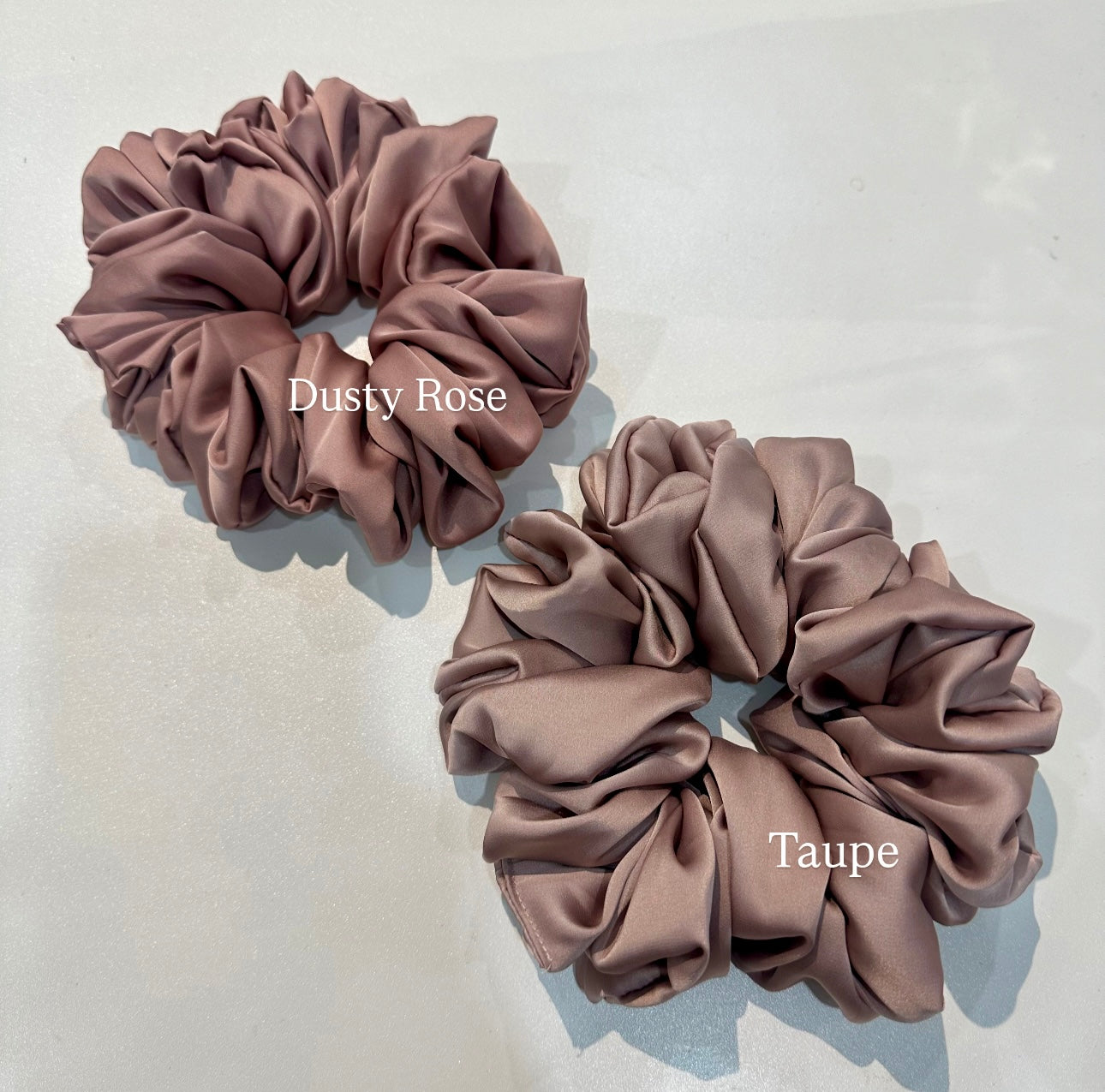 Silk Oversized Hair Scrunchies