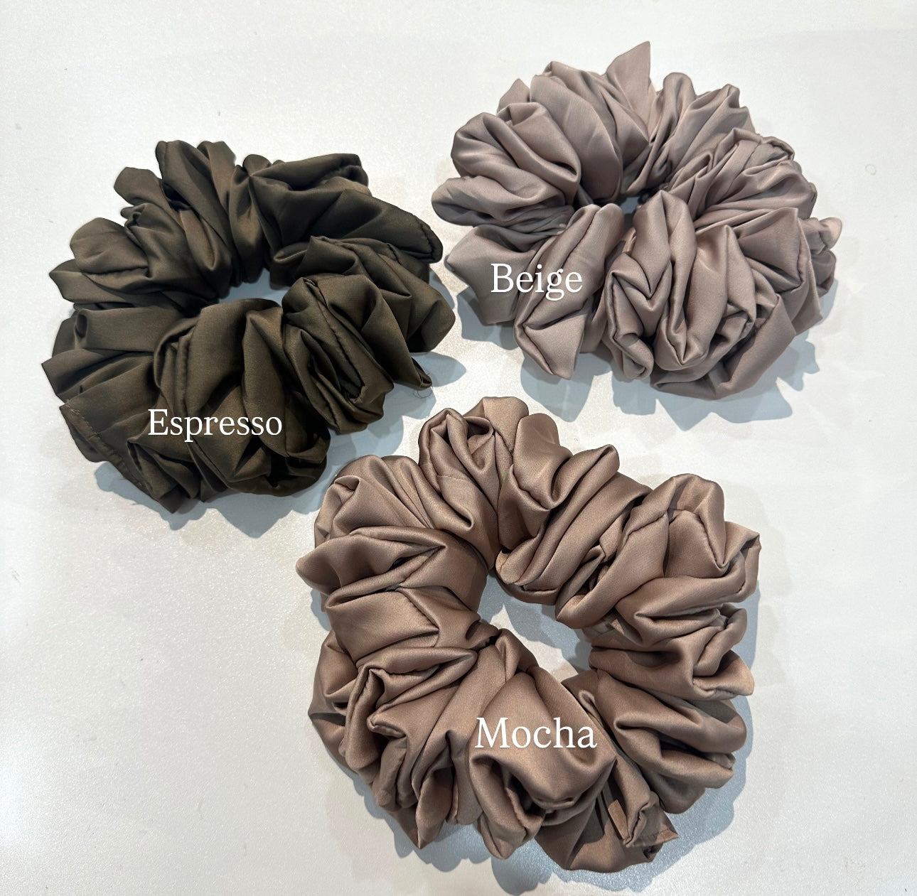 Silk Oversized Hair Scrunchies