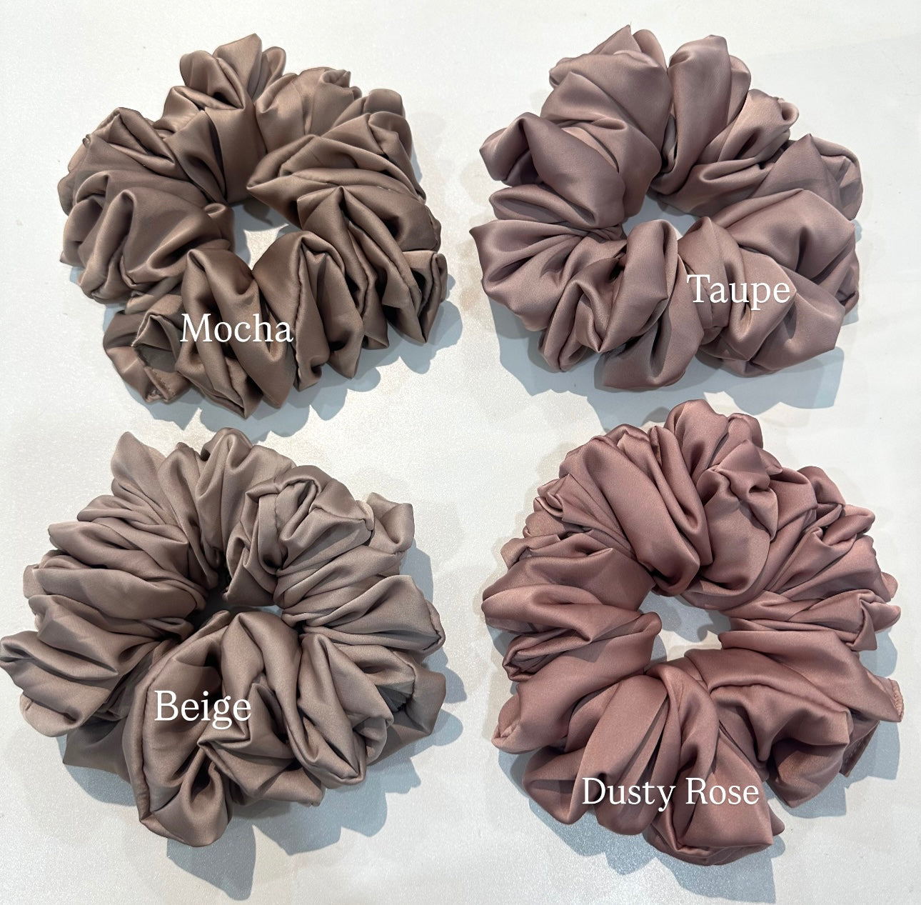 Silk Oversized Hair Scrunchies