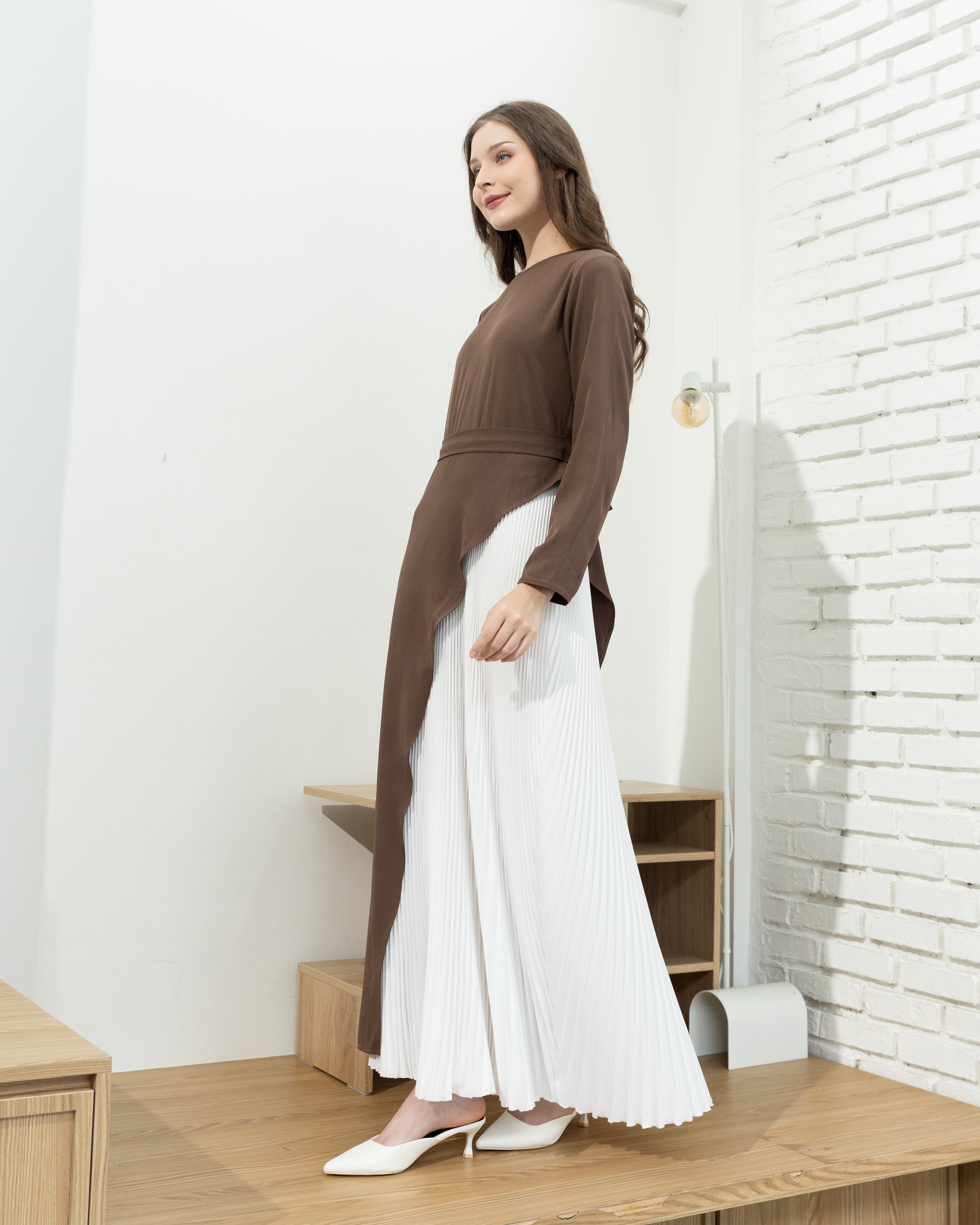 Malika Maxi Pleated Dress