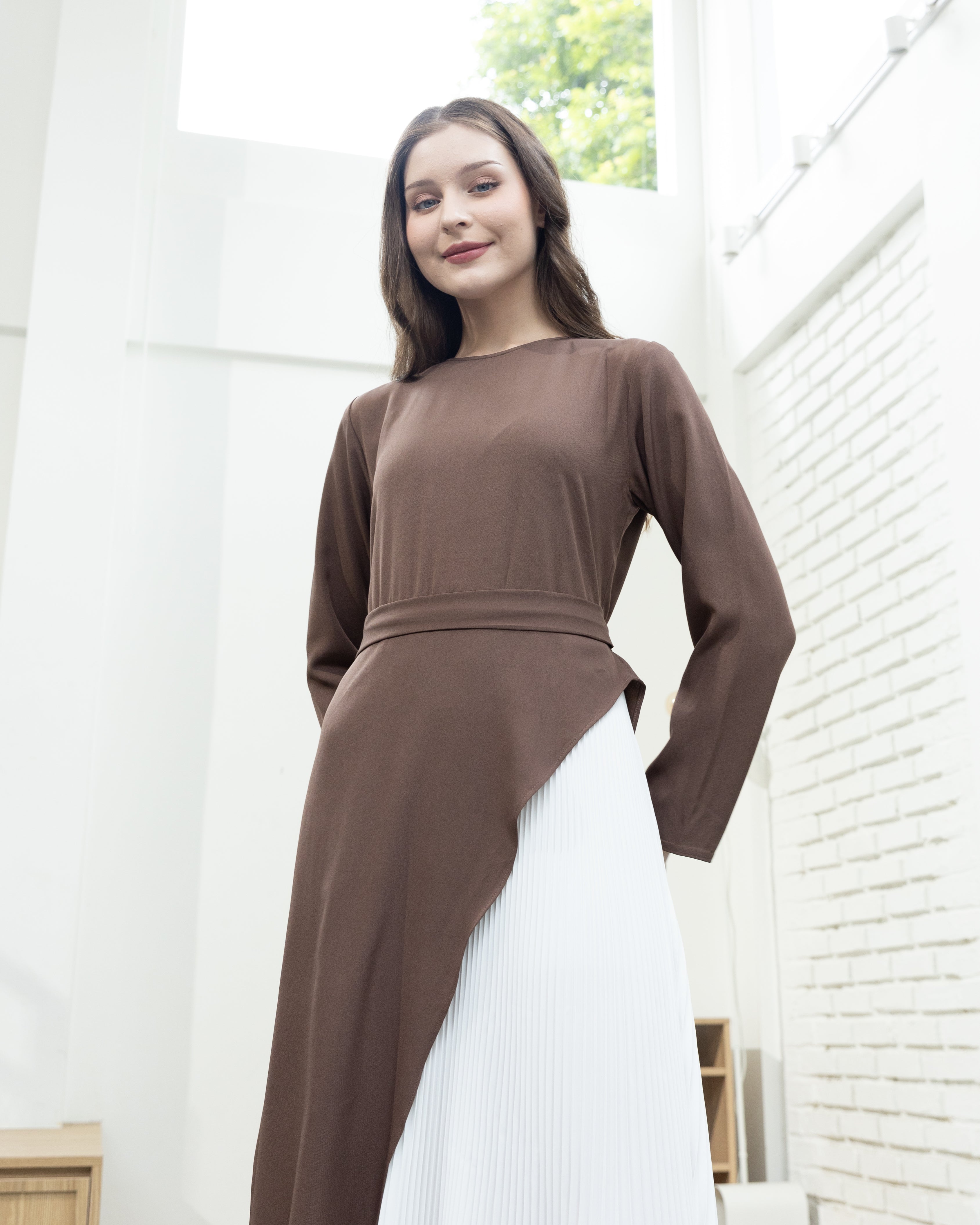 Malika Maxi Pleated Dress