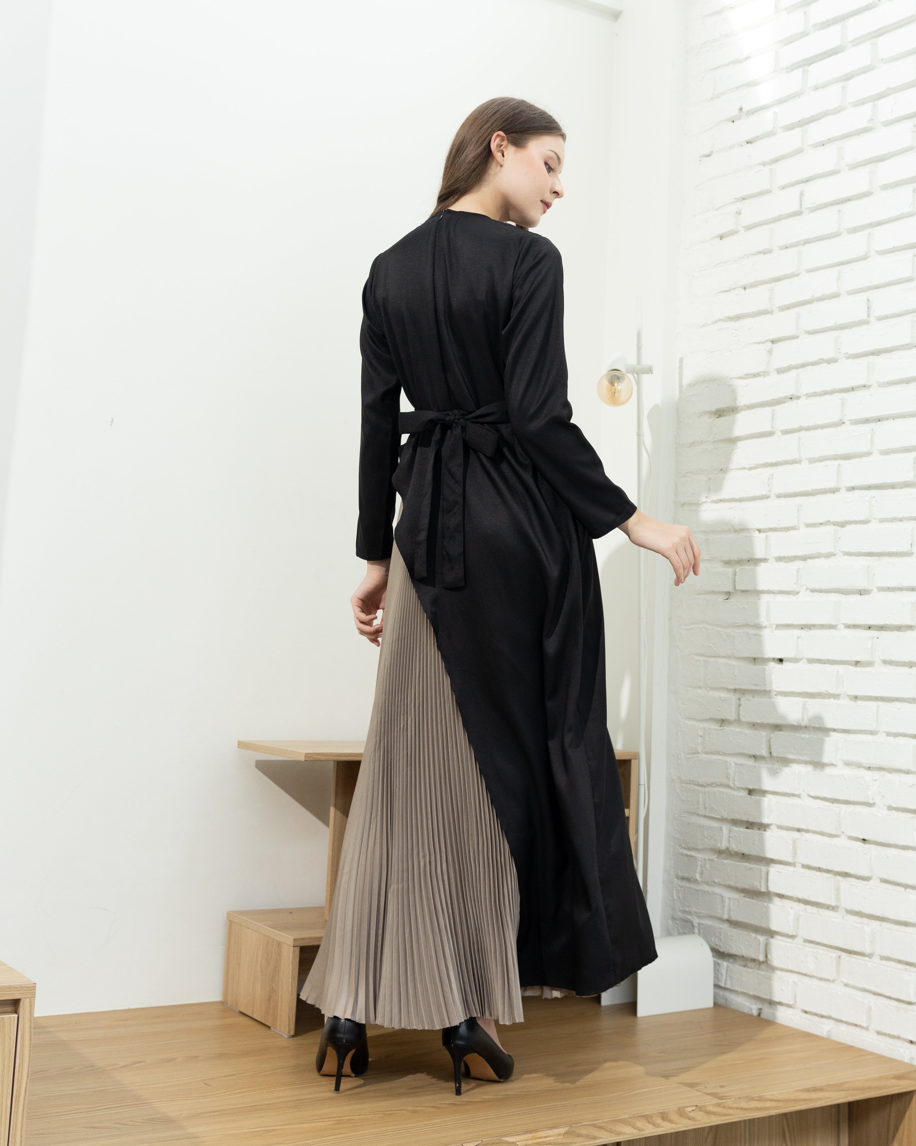 Malika Maxi Pleated Dress