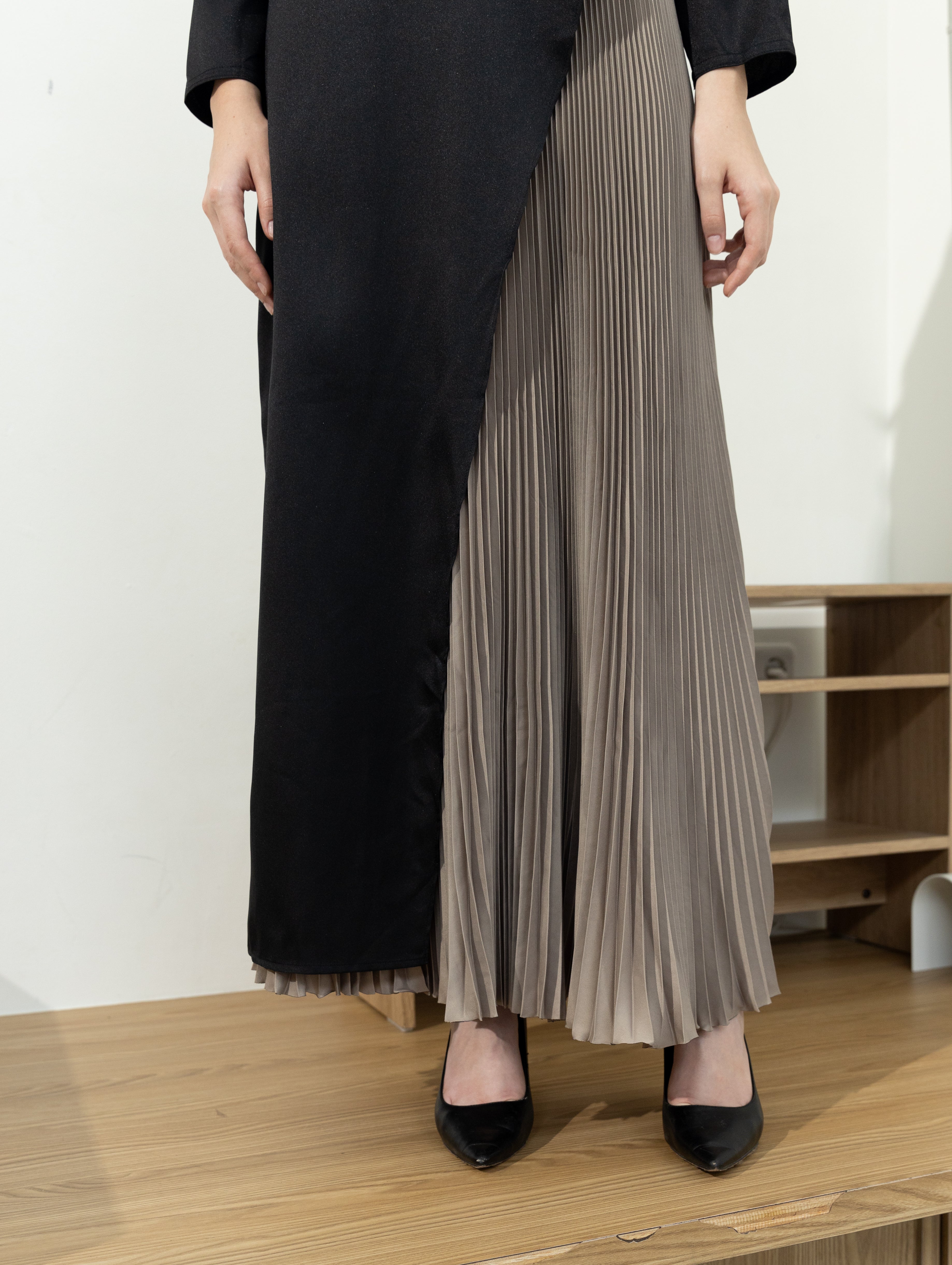 Malika Maxi Pleated Dress
