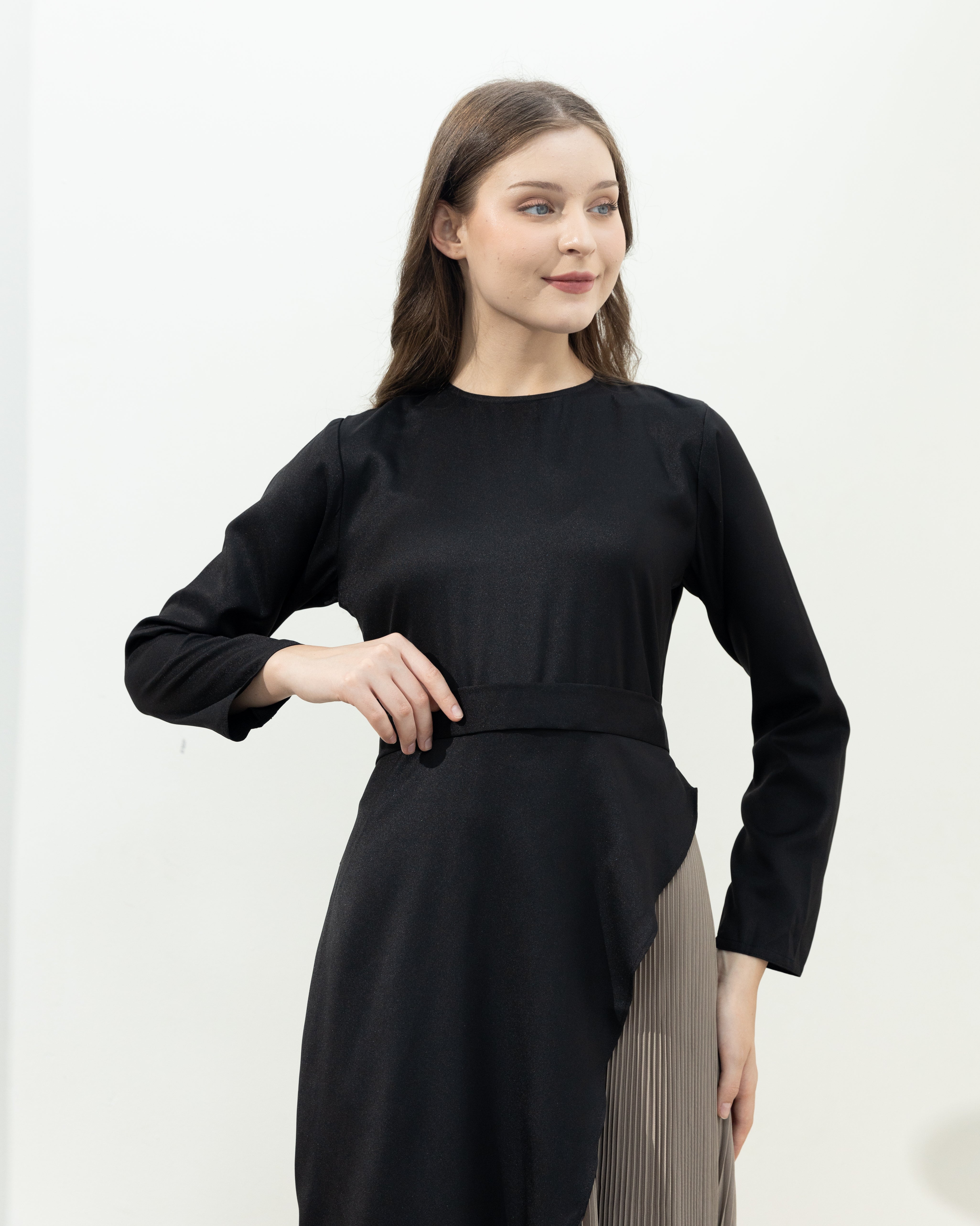 Malika Maxi Pleated Dress