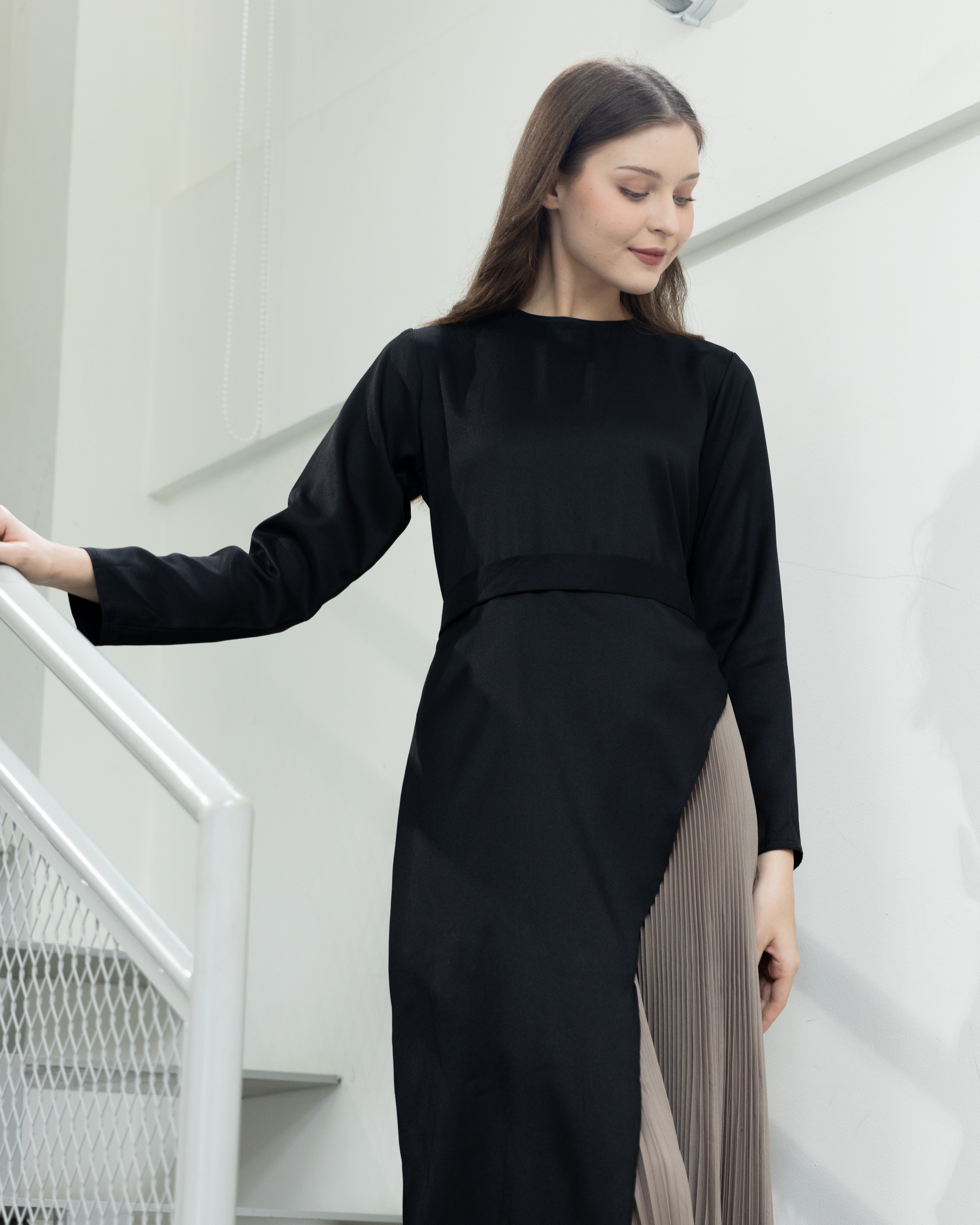 Malika Maxi Pleated Dress