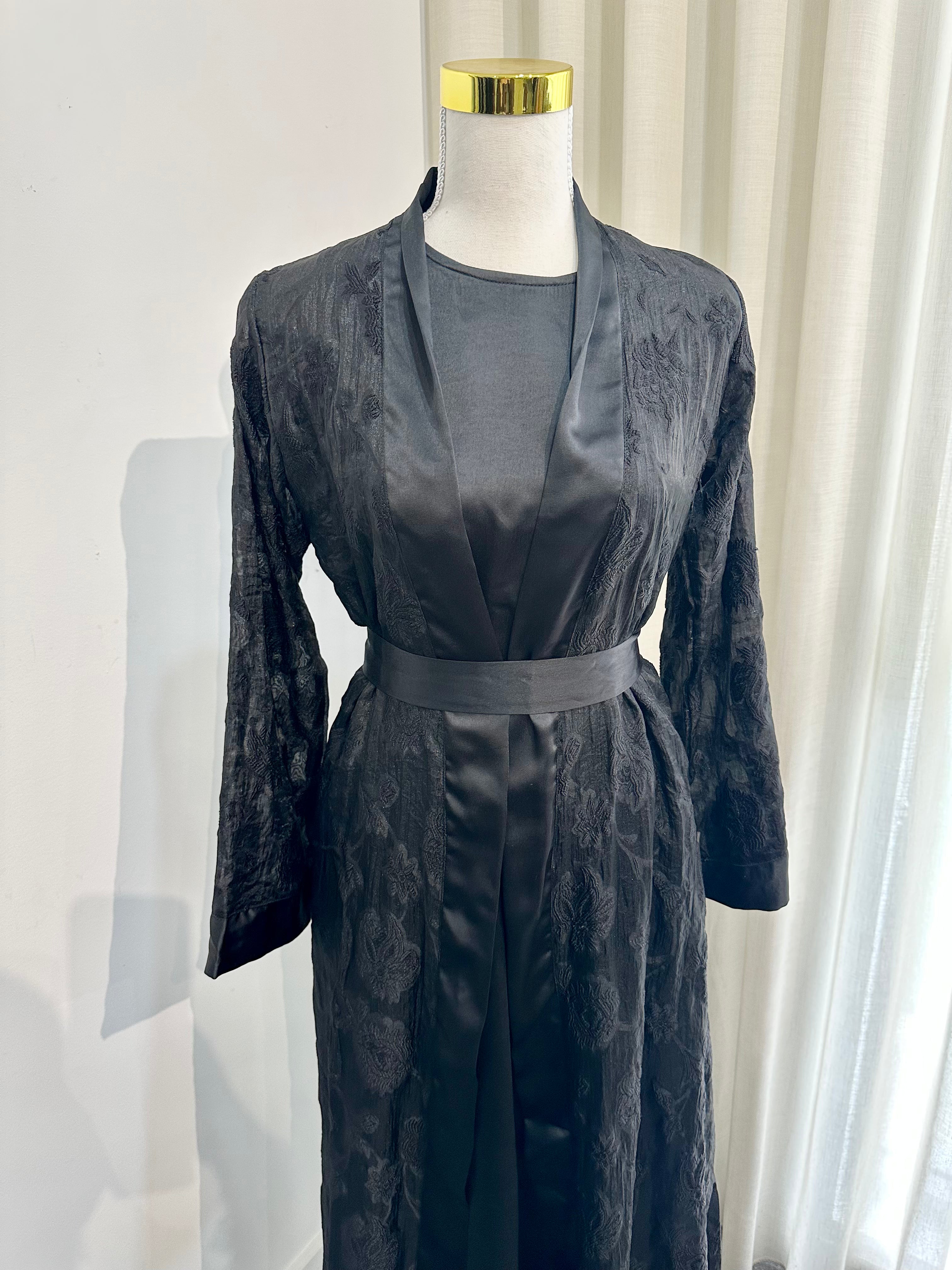 Shakila Opulence Embroidery Girls Abaya Set