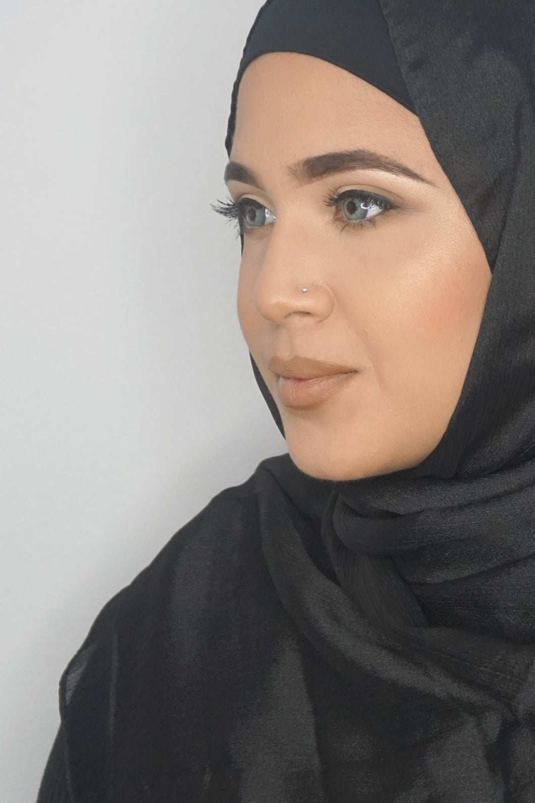 Metallic Satin Crepe Hijab