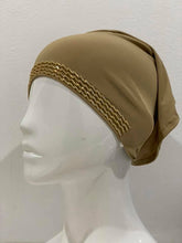 Load image into Gallery viewer, Lustrous Beaded Inner Spandex Cap
