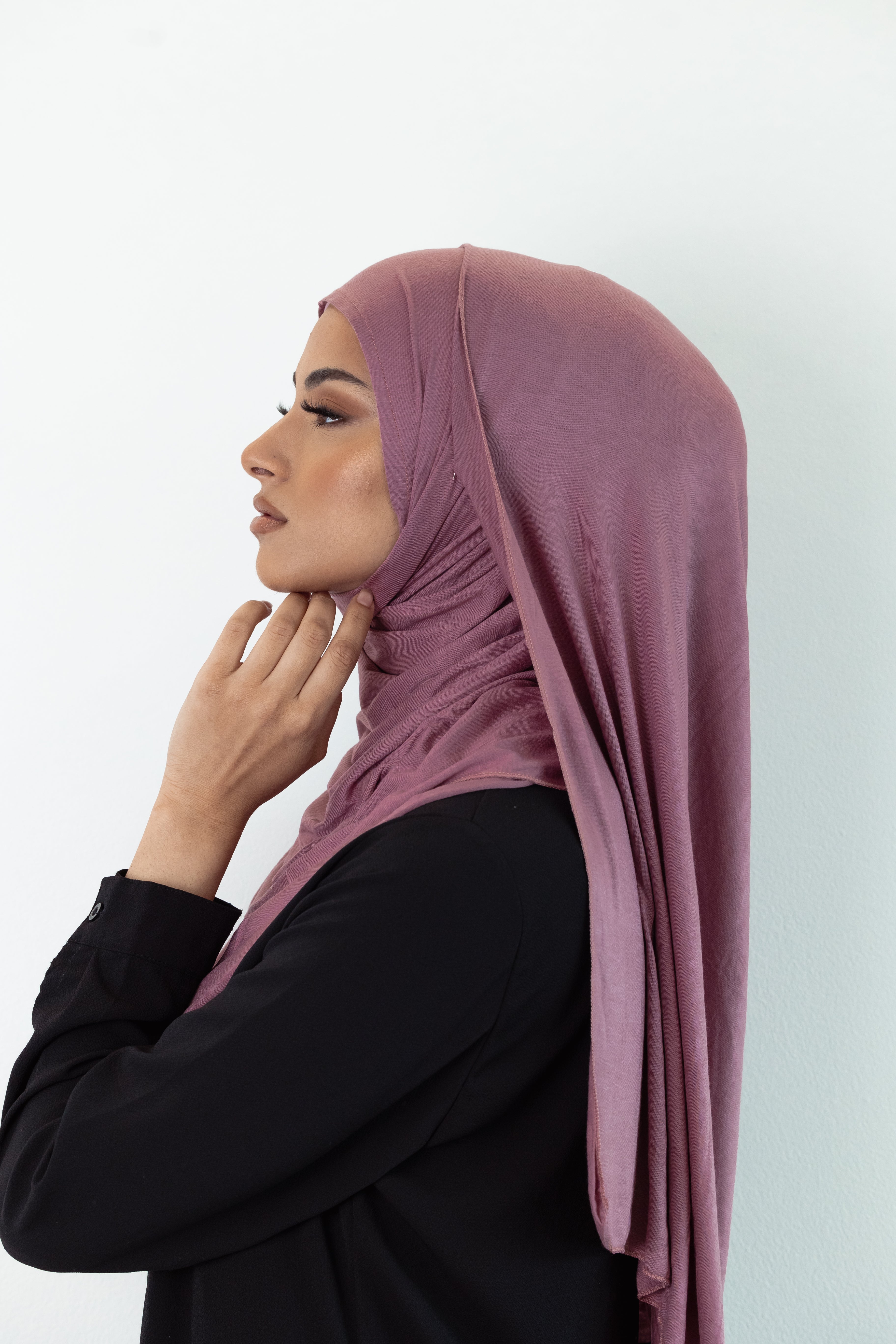 Premium Petite Jersey Overlock Hijab