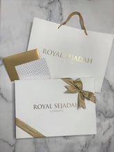 Load image into Gallery viewer, Rococo Black Royal Luxury Prayer Mat
