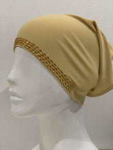 Load image into Gallery viewer, Lustrous Beaded Inner Spandex Cap
