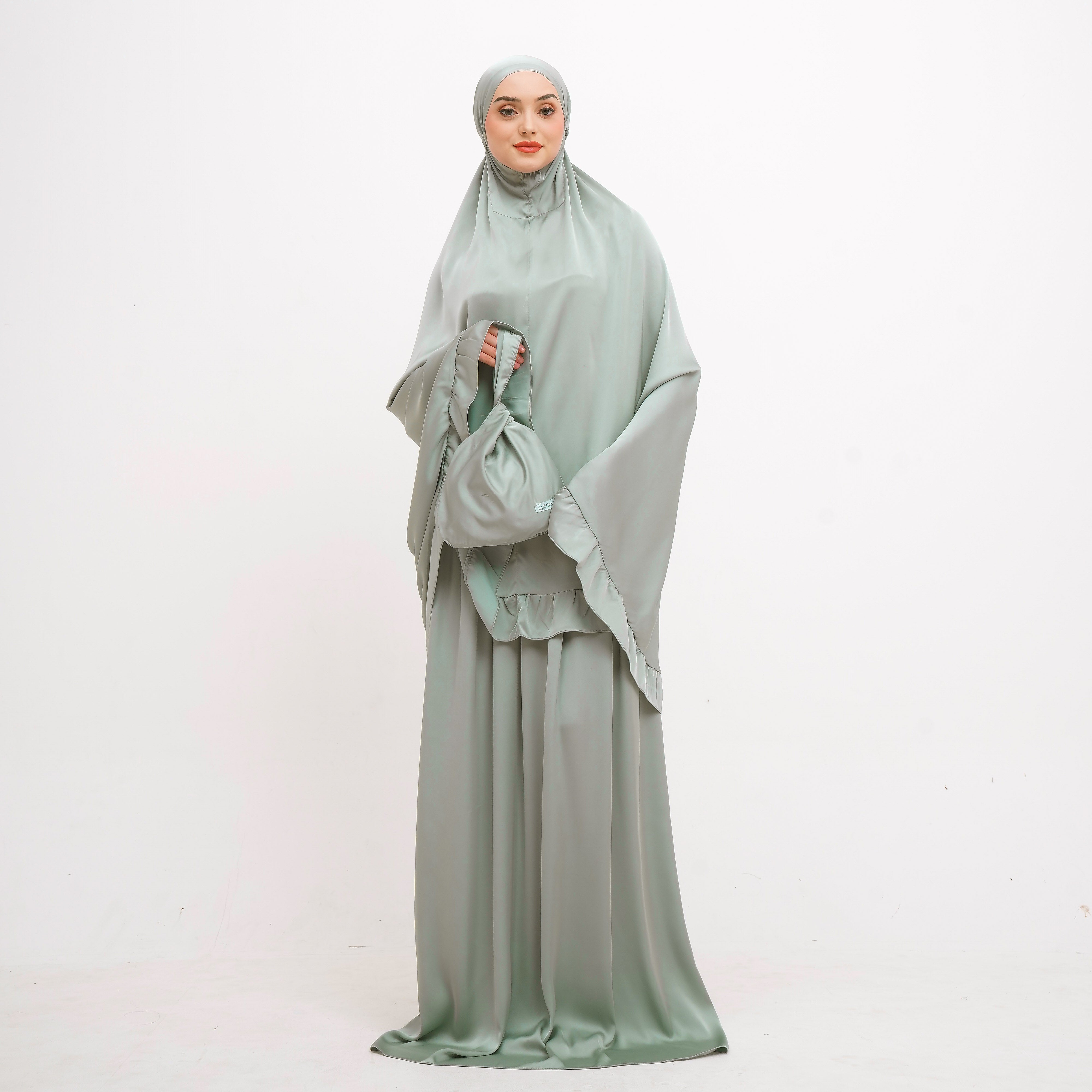 Luxury Silk Prayer Clothes Set