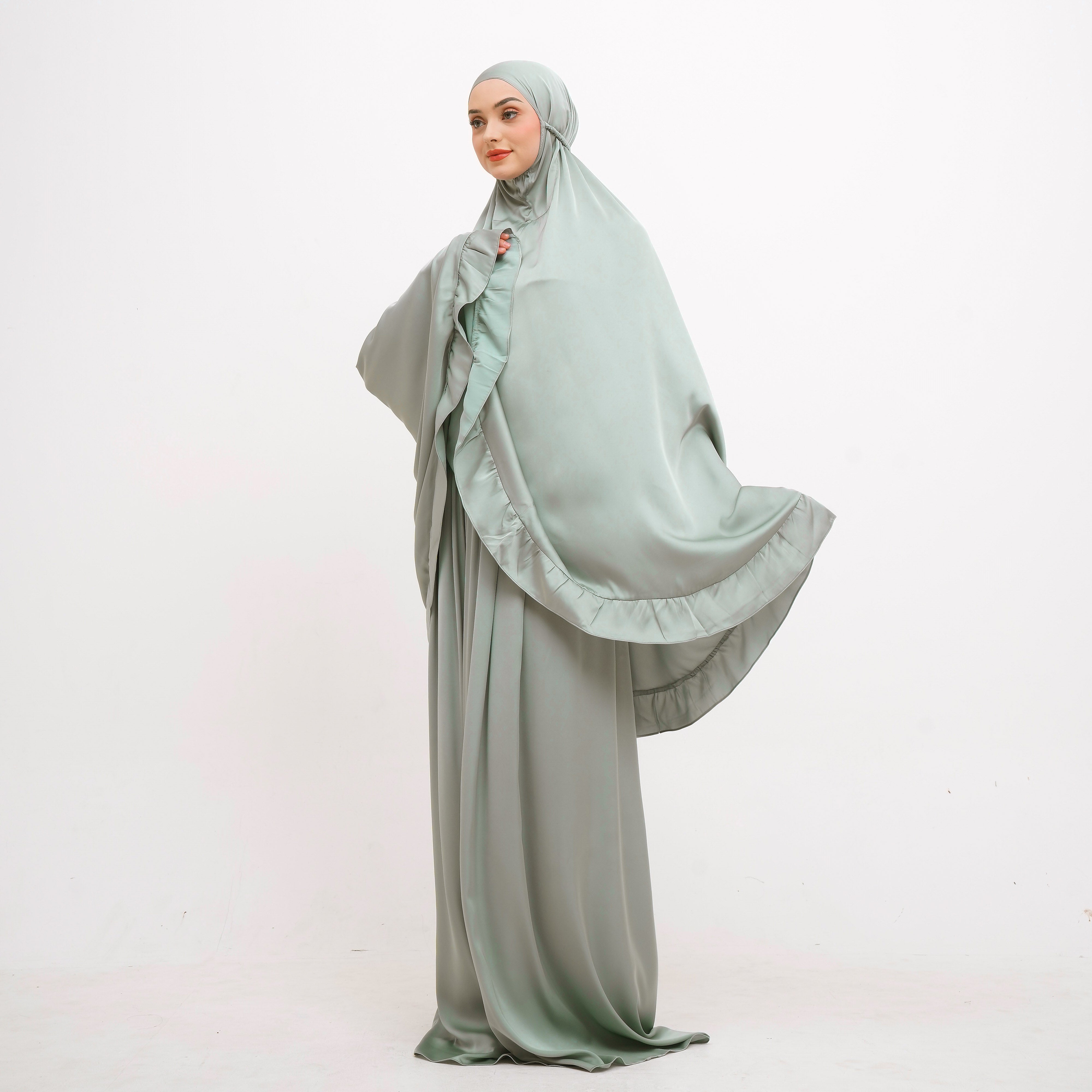 Luxury Silk Prayer Clothes Set