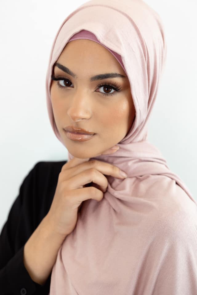 blush maxi jersey hijab