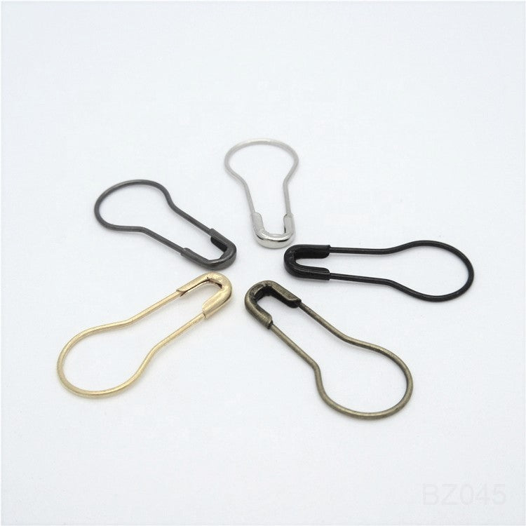 Pear Shape Coiless Safety Pin – AmaliaCollection