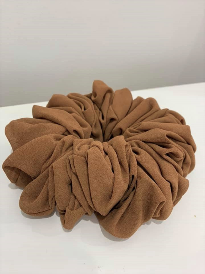 Chiffon Ruffle Scrunchie