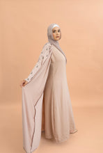 Load image into Gallery viewer, Aseya Bisque Abaya Set
