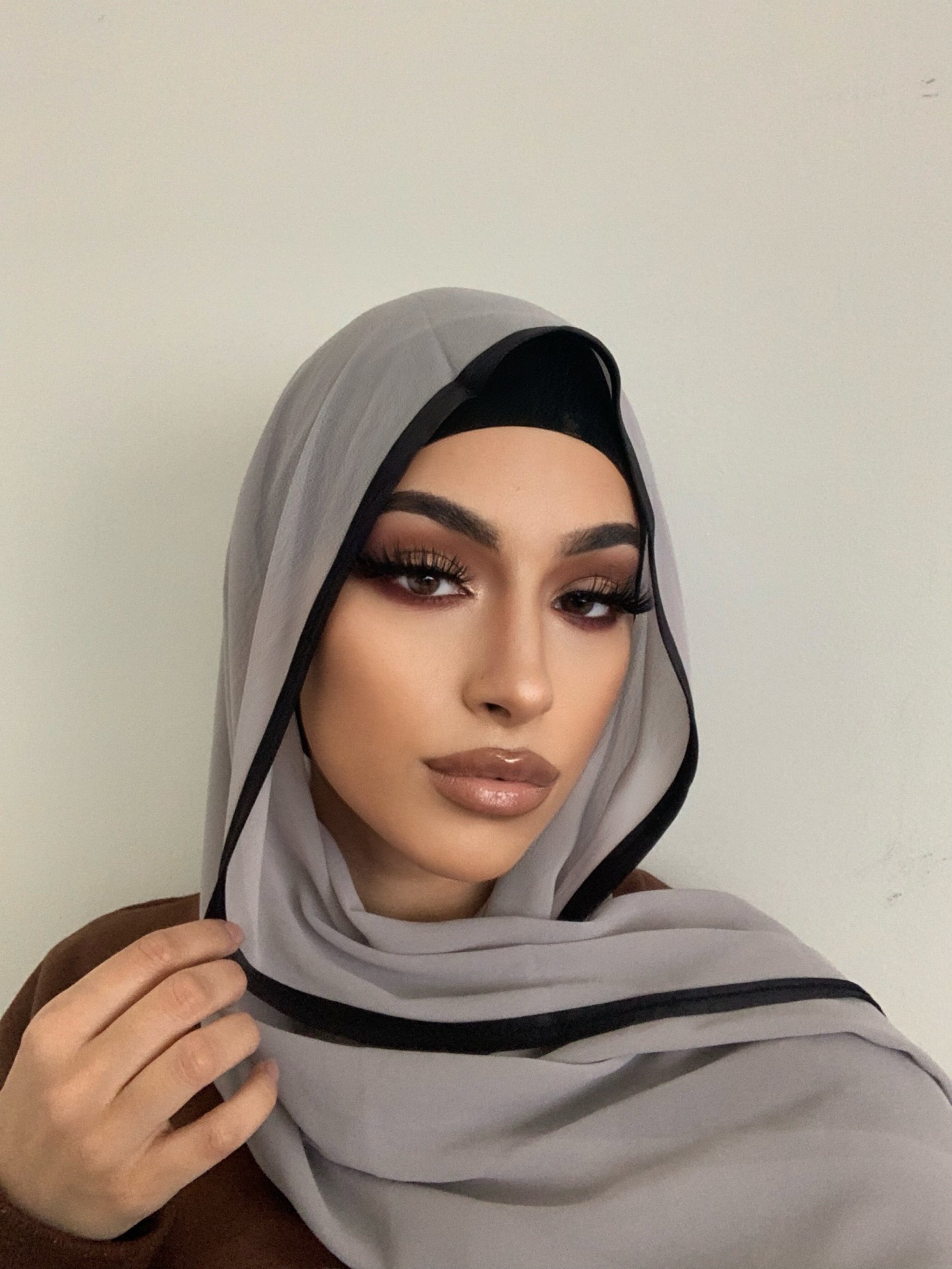 Chiffon Bordered Hijab