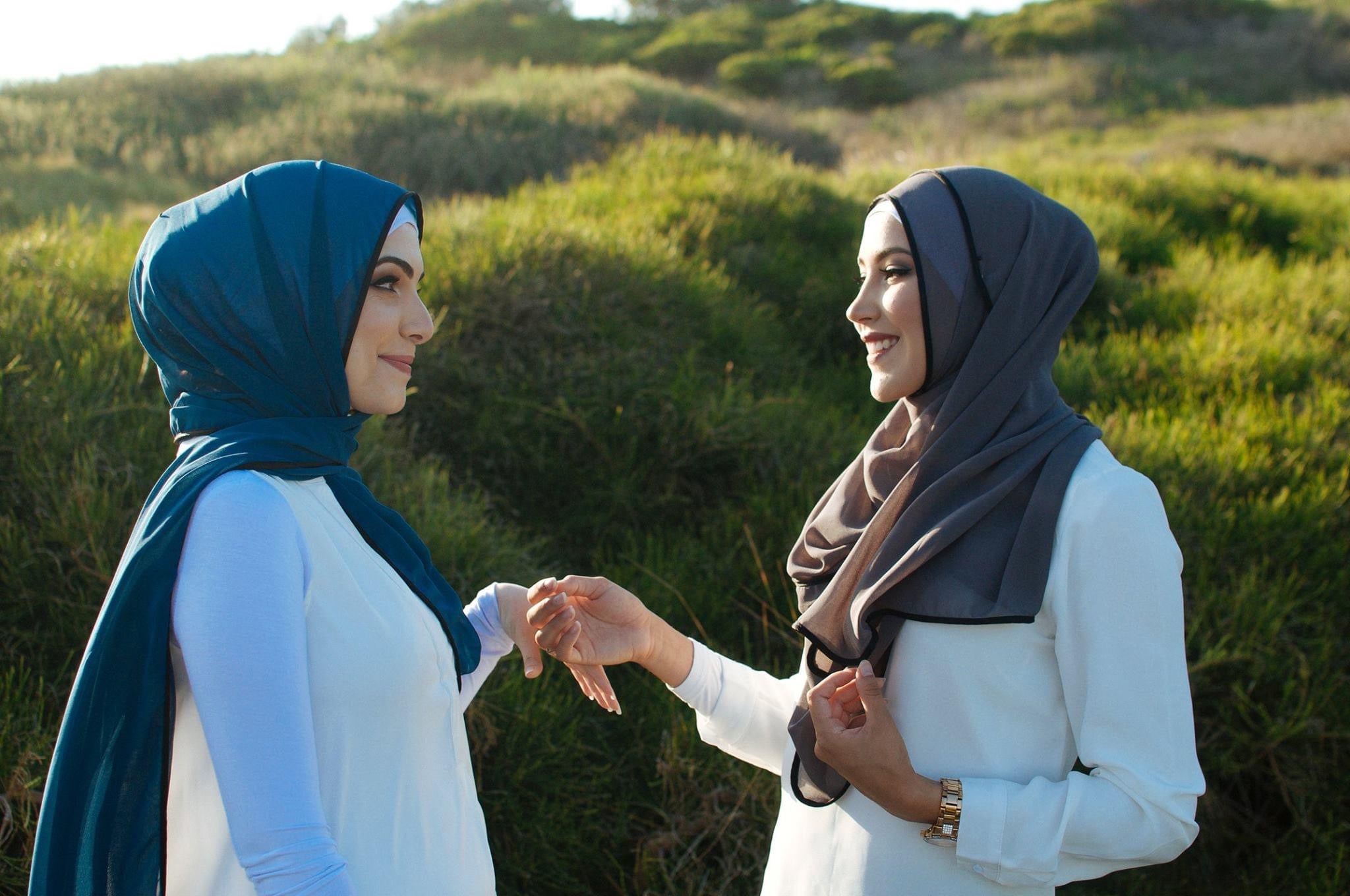 Chiffon Bordered Hijab