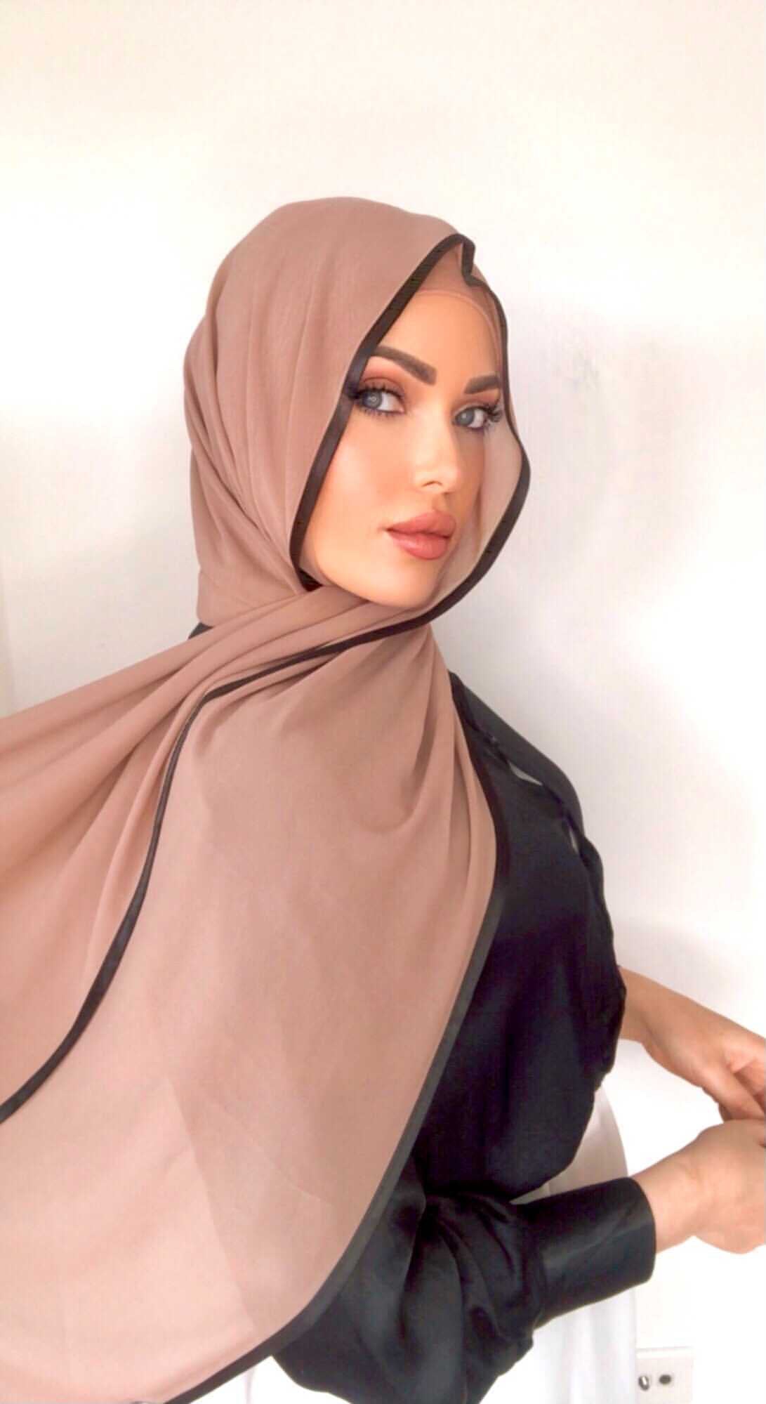 Chiffon Bordered Hijab