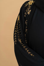 Load image into Gallery viewer, Amira Gold Glam Abaya
