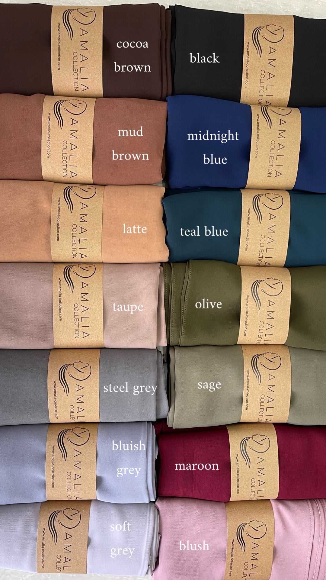 Chiffon Opaque Luxe Hijab